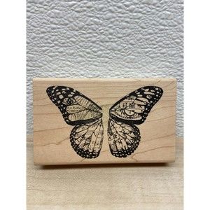 Stampers Anonymous Dotted Wings Wood Mounted Rubber